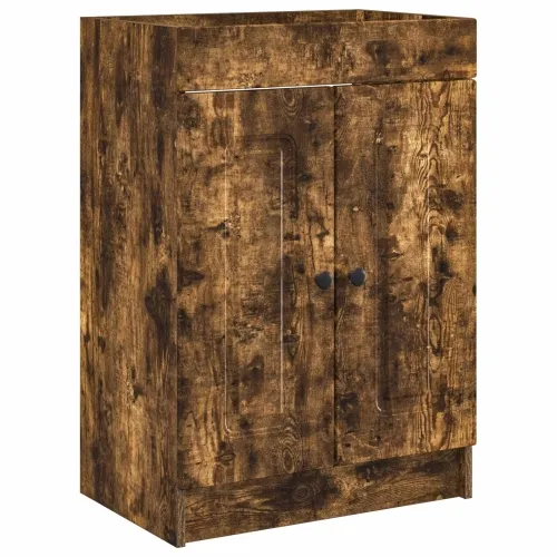 Ormarić ispod Lavabo - Umivaonika Dimljeni hrast 56 x 37,5 x 81 cm - Dimljeni hrast 56 x 37,5 x 81 cm Cijena