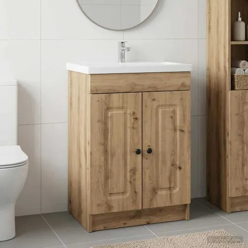 Ormarić ispod Lavabo - Umivaonika Hrast artisan 56 x 37,5 x 81 cm - Hrast artisan 56 x 37,5 x 81 cm Cijena