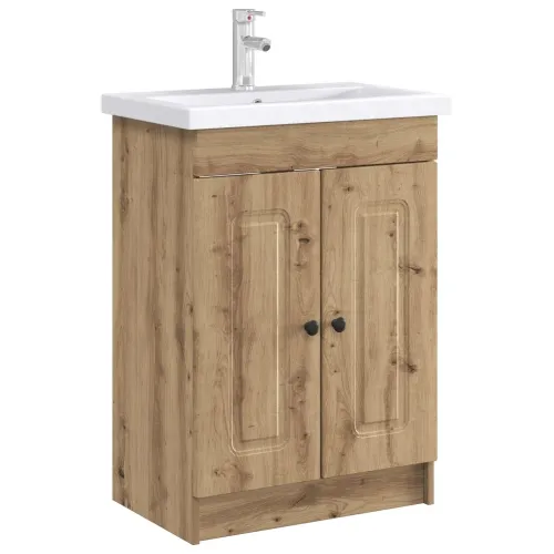 Ormarić ispod Lavabo - Umivaonika Hrast artisan 56 x 37,5 x 81 cm - Hrast artisan 56 x 37,5 x 81 cm Cijena