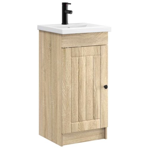 Kupaonski Lavabo - Umivaonik s sudoperom Hrast sonoma 42 x 40 x 84,5 cm - Hrast sonoma 42 x 40 x 84,5 cm Cijena