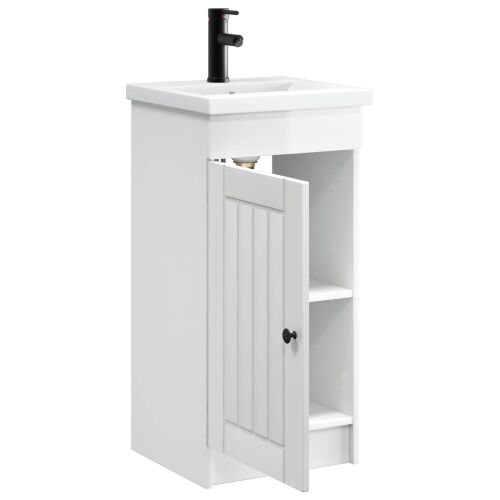 Kupaonski Lavabo - Umivaonik s sudoperom Bijela visokog sjaja - Bijela visokog sjaja 42 x 40 x 84,5 cm Cijena