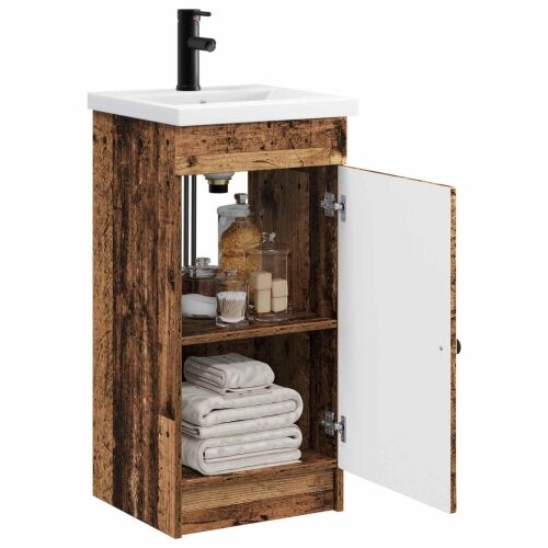 Kupaonski Lavabo - Umivaonik s sudoperom Staro drvo 42 x 40 x 84,5 cm - Staro drvo 42 x 40 x 84,5 cm Cijena