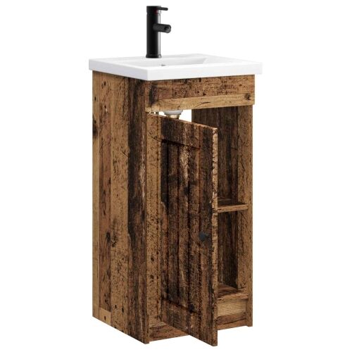 Kupaonski Lavabo - Umivaonik s sudoperom Staro drvo 42 x 40 x 84,5 cm - Staro drvo 42 x 40 x 84,5 cm Cijena