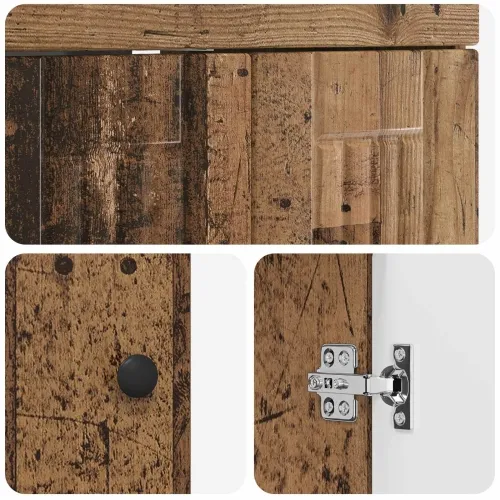 Ormarić ispod Lavabo - Umivaonika Staro drvo 56 x 37,5 x 81 cm - Staro drvo 56 x 37,5 x 81 cm Cijena