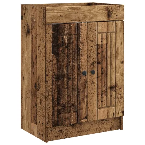 Ormarić ispod Lavabo - Umivaonika Staro drvo 56 x 37,5 x 81 cm - Staro drvo 56 x 37,5 x 81 cm Cijena