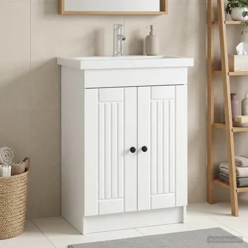 Ormarić ispod Lavabo - Umivaonika Bijela 78,5 x 37,5 x 81 cm - Bijela 78,5 x 37,5 x 81 cm Cijena