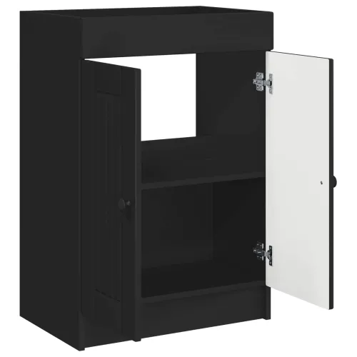 Ormarić ispod Lavabo - Umivaonika Crna 78,5 x 37,5 x 81 cm - Crna 78,5 x 37,5 x 81 cm Cijena