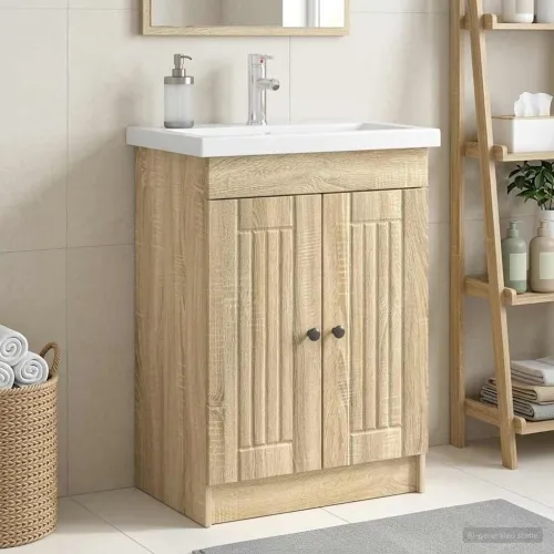 Ormarić ispod Lavabo - Umivaonika Hrast sonoma 78,5 x 37,5 x 81 cm - Hrast sonoma 78,5 x 37,5 x 81 cm Cijena