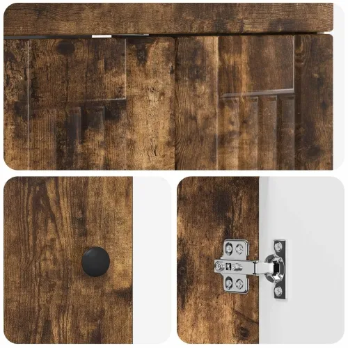 Ormarić ispod Lavabo - Umivaonika Dimljeni hrast 78,5 x 37,5 x 81 cm - Dimljeni hrast 78,5 x 37,5 x 81 cm Cijena