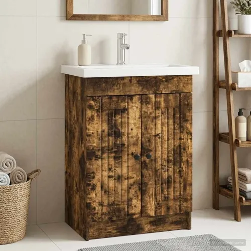 Ormarić ispod Lavabo - Umivaonika Dimljeni hrast 78,5 x 37,5 x 81 cm - Dimljeni hrast 78,5 x 37,5 x 81 cm Cijena