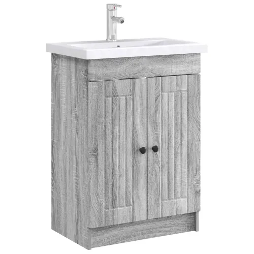 Ormarić ispod Lavabo - Umivaonika Siva Sonoma 78,5 x 37,5 x 81 cm - Siva Sonoma 78,5 x 37,5 x 81 cm Cijena