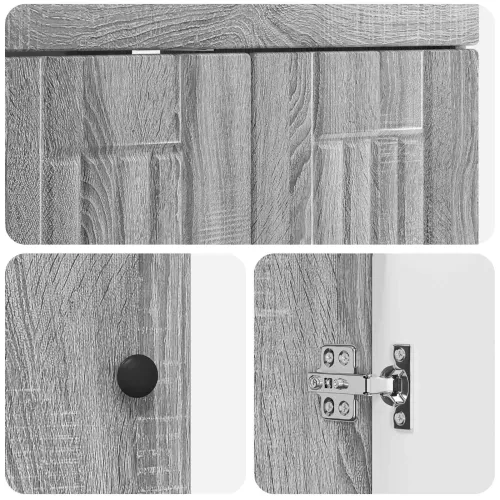 Ormarić ispod Lavabo - Umivaonika Siva Sonoma 78,5 x 37,5 x 81 cm - Siva Sonoma 78,5 x 37,5 x 81 cm Cijena