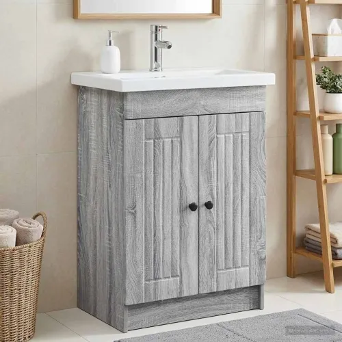 Ormarić ispod Lavabo - Umivaonika Siva Sonoma 78,5 x 37,5 x 81 cm - Siva Sonoma 78,5 x 37,5 x 81 cm Cijena