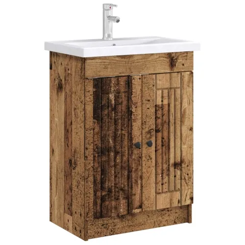 Ormarić ispod Lavabo - Umivaonika Staro drvo 78,5 x 37,5 x 81 cm - Staro drvo 78,5 x 37,5 x 81 cm Cijena