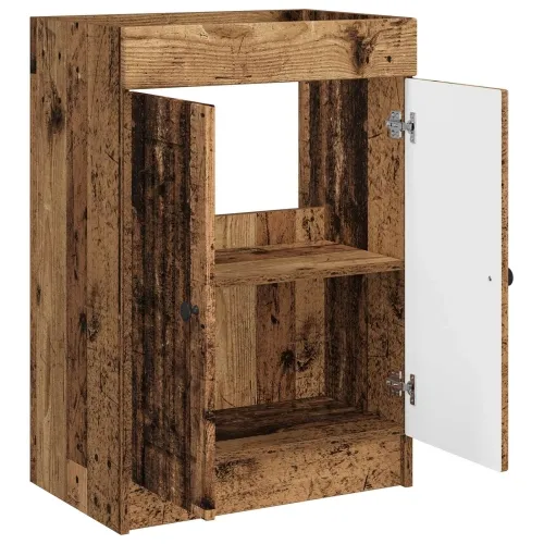 Ormarić ispod Lavabo - Umivaonika Staro drvo 78,5 x 37,5 x 81 cm - Staro drvo 78,5 x 37,5 x 81 cm Cijena