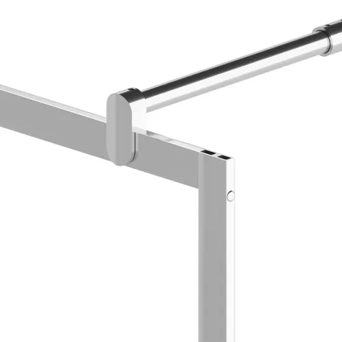 Pregrada za tuširanje od stakla ESG s uzorkom kamena 100x195 cm - Srebrna 100 x 195 cm staklo i kamen Cijena
