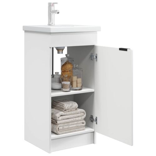 Kupaonski Lavabo - Umivaonik s sudoperom Bijela 42 x 40 x 84,5 cm - Bijela 42 x 40 x 84,5 cm Cijena
