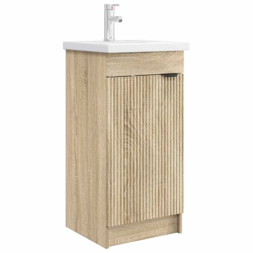 Kupaonski Lavabo - Umivaonik s sudoperom Hrast sonoma 42 x 40 x 84,5 cm - Hrast sonoma 42 x 40 x 84,5 cm Cijena