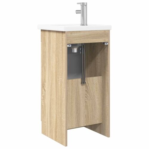 Kupaonski Lavabo - Umivaonik s sudoperom Hrast sonoma 42 x 40 x 84,5 cm - Hrast sonoma 42 x 40 x 84,5 cm Cijena