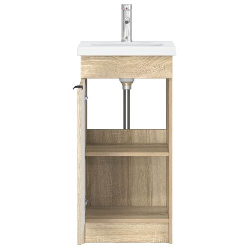 Kupaonski Lavabo - Umivaonik s sudoperom Hrast sonoma 42 x 40 x 84,5 cm - Hrast sonoma 42 x 40 x 84,5 cm Cijena