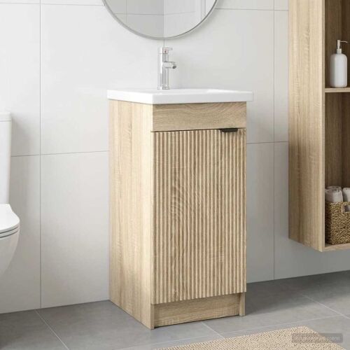 Kupaonski Lavabo - Umivaonik s sudoperom Hrast sonoma 42 x 40 x 84,5 cm - Hrast sonoma 42 x 40 x 84,5 cm Cijena