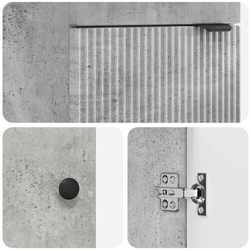 Kupaonski Lavabo - Umivaonik s sudoperom Betonska siva 42 x 40 x 84,5 cm - Betonska siva 42 x 40 x 84,5 cm Cijena