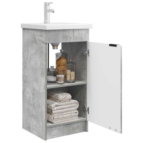 Kupaonski Lavabo - Umivaonik s sudoperom Betonska siva 42 x 40 x 84,5 cm - Betonska siva 42 x 40 x 84,5 cm Cijena