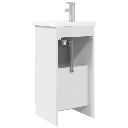 Kupaonski Lavabo - Umivaonik s sudoperom Bijela visokog sjaja - Bijela visokog sjaja 42 x 40 x 84,5 cm Cijena