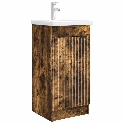 Kupaonski Lavabo - Umivaonik s sudoperom Dimljeni hrast - Dimljeni hrast 42 x 40 x 84,5 cm Cijena