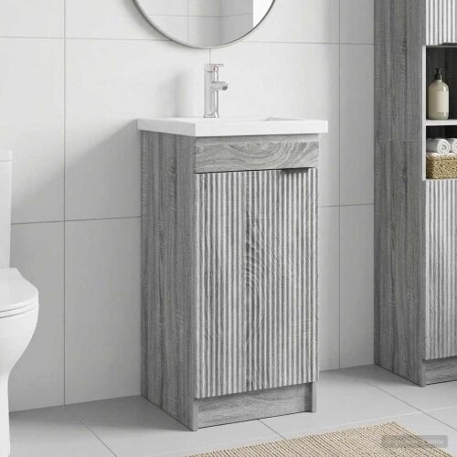 Kupaonski Lavabo - Umivaonik s sudoperom Siva Sonoma 42 x 40 x 84,5 cm - Siva Sonoma 42 x 40 x 84,5 cm Cijena