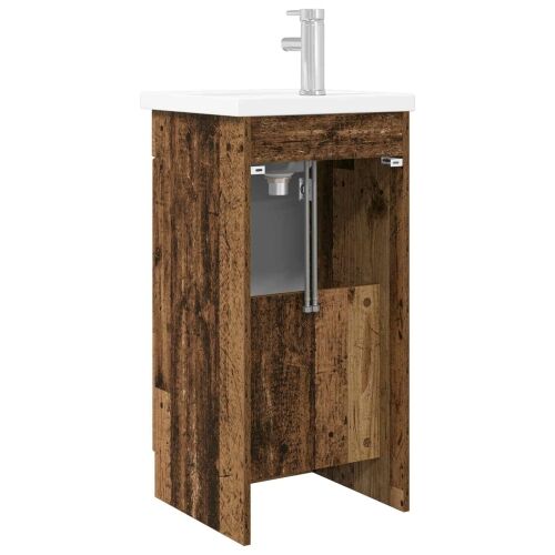 Kupaonski Lavabo - Umivaonik s sudoperom Staro drvo 42 x 40 x 84,5 cm - Staro drvo 42 x 40 x 84,5 cm Cijena