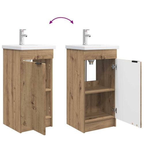 Kupaonski Lavabo - Umivaonik s sudoperom Hrast artisan 42 x 40 x 84,5 cm - Hrast artisan 42 x 40 x 84,5 cm Cijena