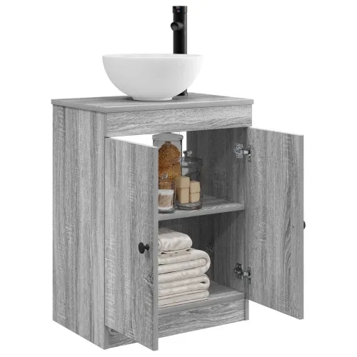 Kupaonski Lavabo - Umivaonik s sudoperom Siva Sonoma 54 x 35 x 83 cm - Siva Sonoma Cijena