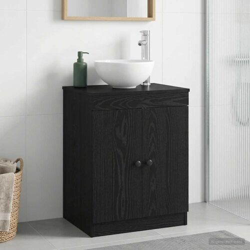 Kupaonski ormar Crna 54 x 41 x 70 cm Konstruirano drvo - Crna Cijena