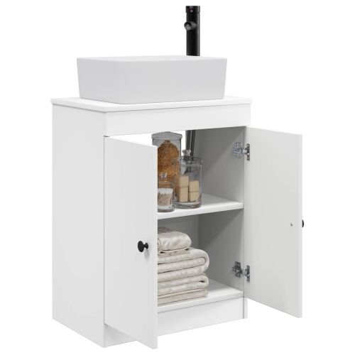 Kupaonski Lavabo - Umivaonik s sudoperom Bijela 54 x 35 x 83 cm - Bijela Cijena
