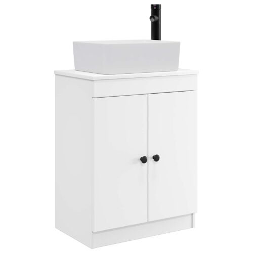 Kupaonski Lavabo - Umivaonik s sudoperom Bijela 54 x 35 x 83 cm - Bijela Cijena
