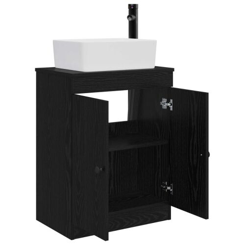 Kupaonski Lavabo - Umivaonik s sudoperom Crna 54 x 35 x 83 cm - Crna Cijena
