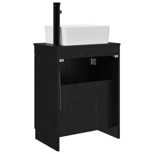 Kupaonski Lavabo - Umivaonik s sudoperom Crna 54 x 35 x 83 cm - Crna Cijena