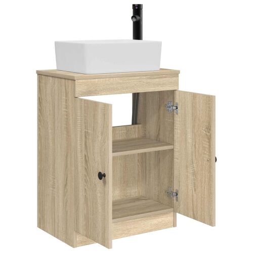 Kupaonski Lavabo - Umivaonik s sudoperom Hrast sonoma 54 x 35 x 83 cm - Hrast sonoma Cijena