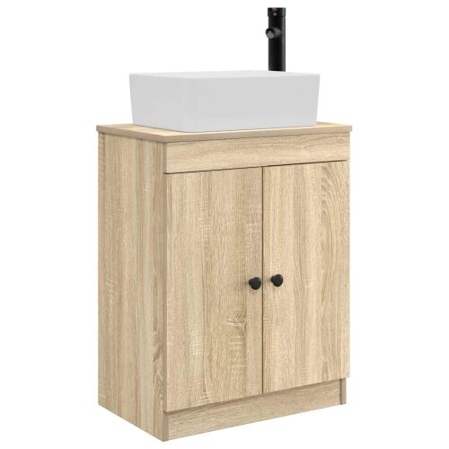 Kupaonski Lavabo - Umivaonik s sudoperom Hrast sonoma 54 x 35 x 83 cm - Hrast sonoma Cijena