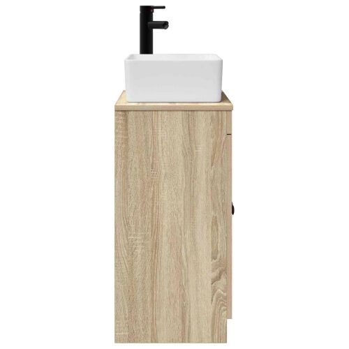 Kupaonski Lavabo - Umivaonik s sudoperom Hrast sonoma 54 x 35 x 83 cm - Hrast sonoma Cijena