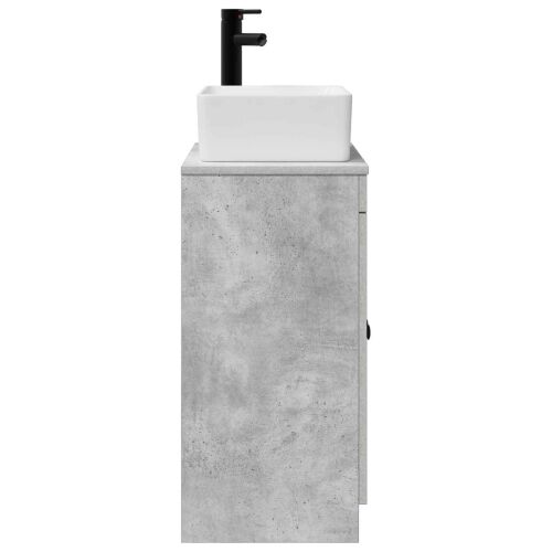 Kupaonski Lavabo - Umivaonik s sudoperom Betonska siva 54 x 35 x 83 cm - Betonska siva Cijena