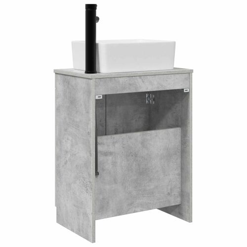 Kupaonski Lavabo - Umivaonik s sudoperom Betonska siva 54 x 35 x 83 cm - Betonska siva Cijena