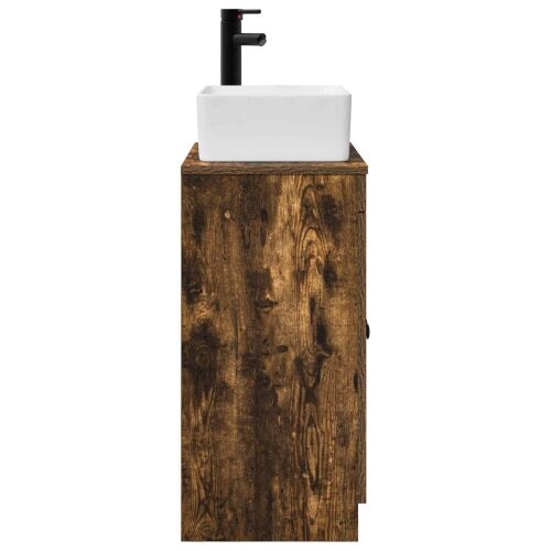 Kupaonski Lavabo - Umivaonik s sudoperom Dimljeni hrast 54 x 35 x 83 cm - Dimljeni hrast Cijena