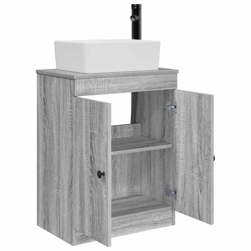 Kupaonski Lavabo - Umivaonik s sudoperom Siva Sonoma 54 x 35 x 83 cm - Siva Sonoma Cijena