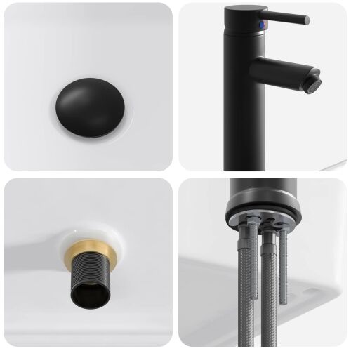 Kupaonski Lavabo - Umivaonik s sudoperom Siva Sonoma 54 x 35 x 83 cm - Siva Sonoma Cijena
