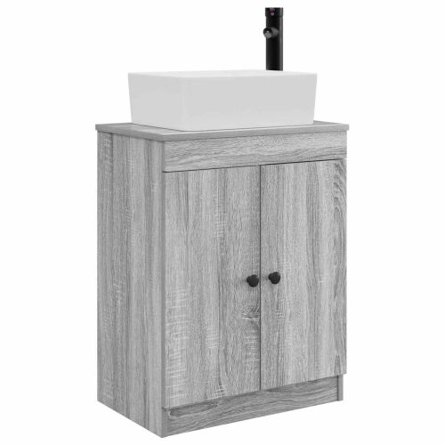 Kupaonski Lavabo - Umivaonik s sudoperom Siva Sonoma 54 x 35 x 83 cm - Siva Sonoma Cijena