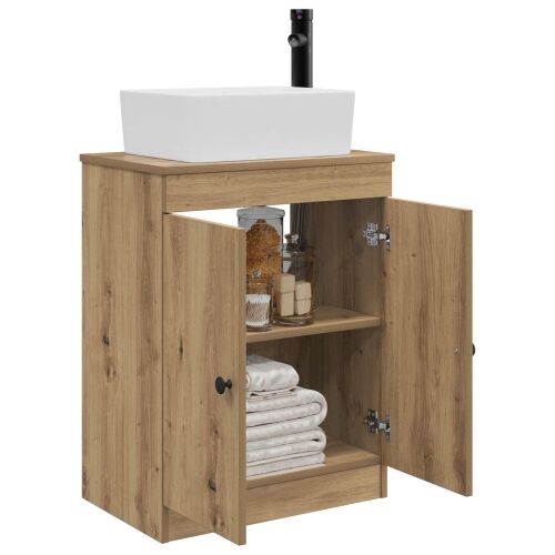 Kupaonski Lavabo - Umivaonik s sudoperom Hrast artisan 54 x 35 x 83 cm - Hrast artisan Cijena