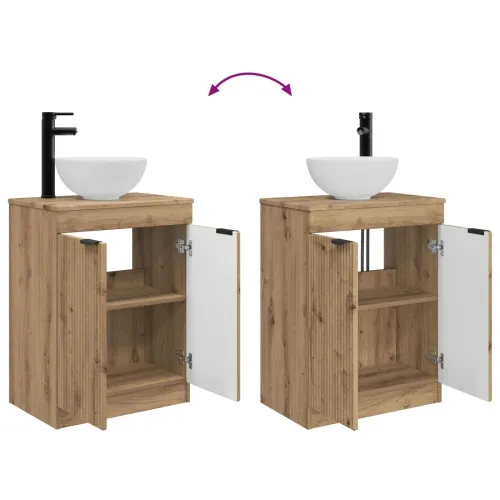 Kupaonski Lavabo - Umivaonik s sudoperom Hrast artisan 54 x 35 x 83 cm - Hrast artisan Cijena