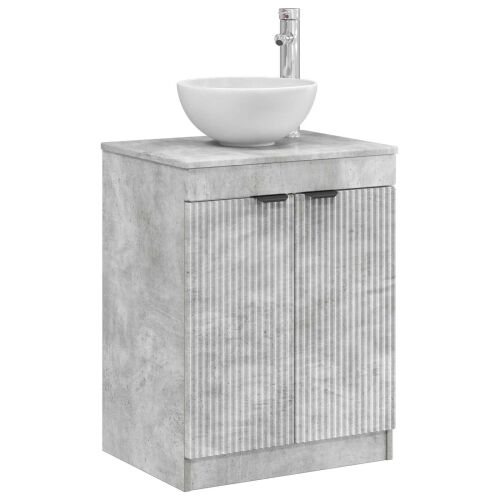Kupaonski ormar Betonska siva 54 x 41 x 70 cm Konstruirano drvo - Betonska siva Cijena